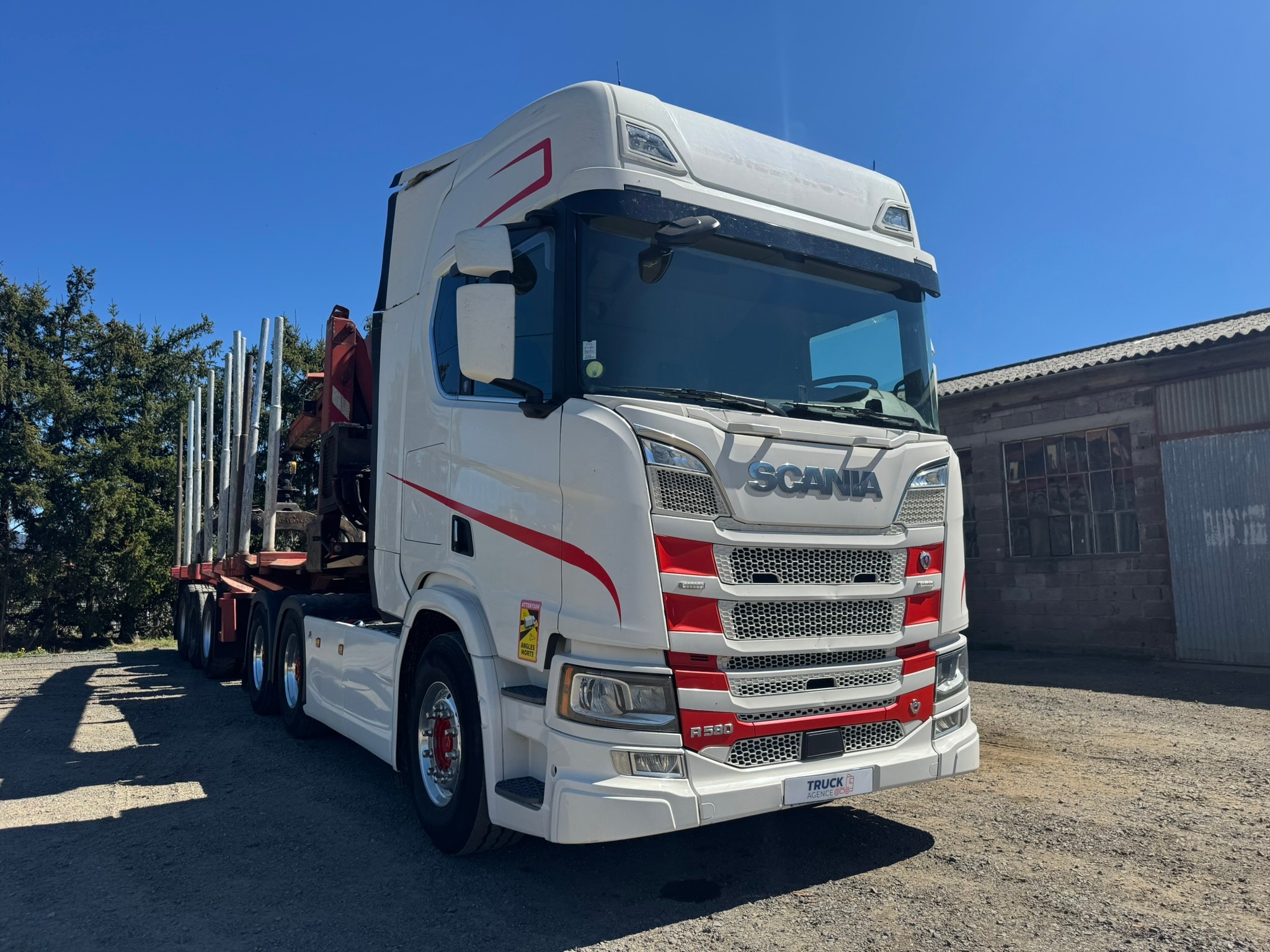 Vehicule SCANIA V8 R580 6X4 NB KIT HYDRAULIQUE